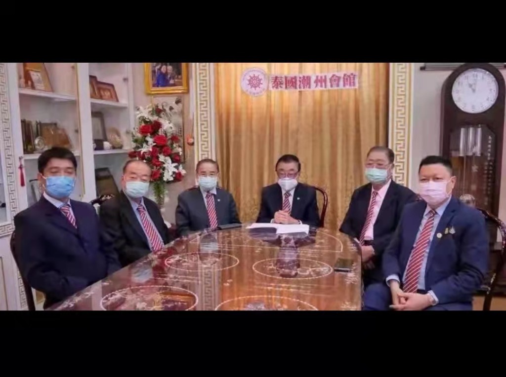 16 泰國潮州會館首長出席視頻座談會。