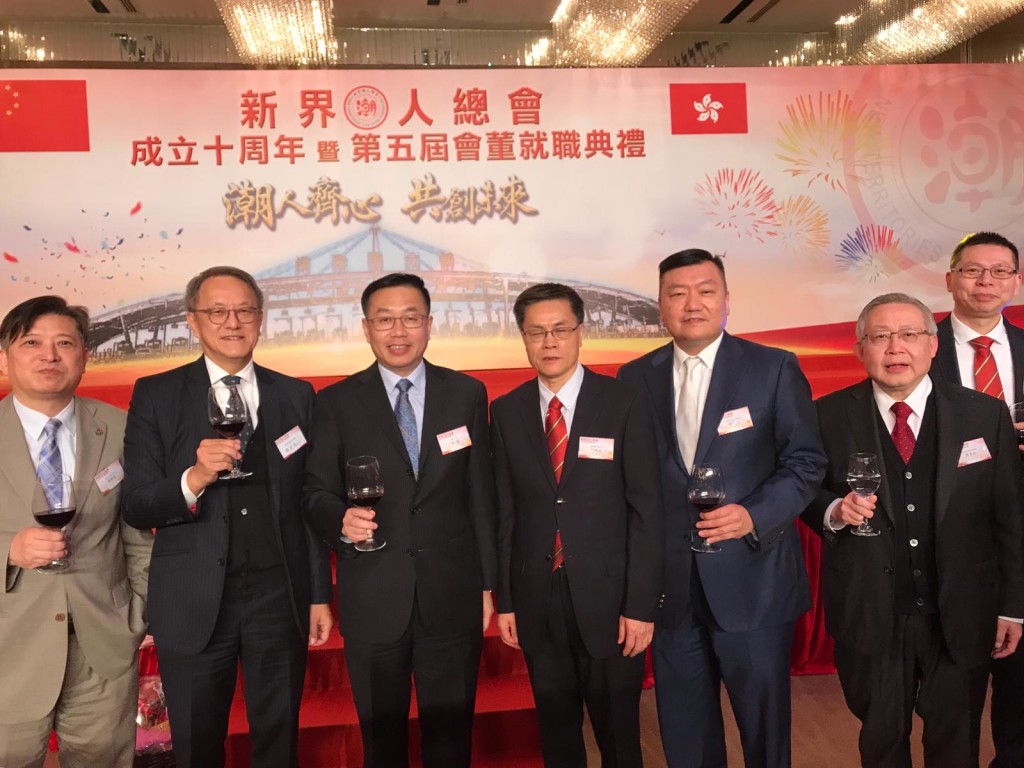左起：周駿達、林宣亮、何靖、莊健成、胡劍江、周卓如、陳才榮