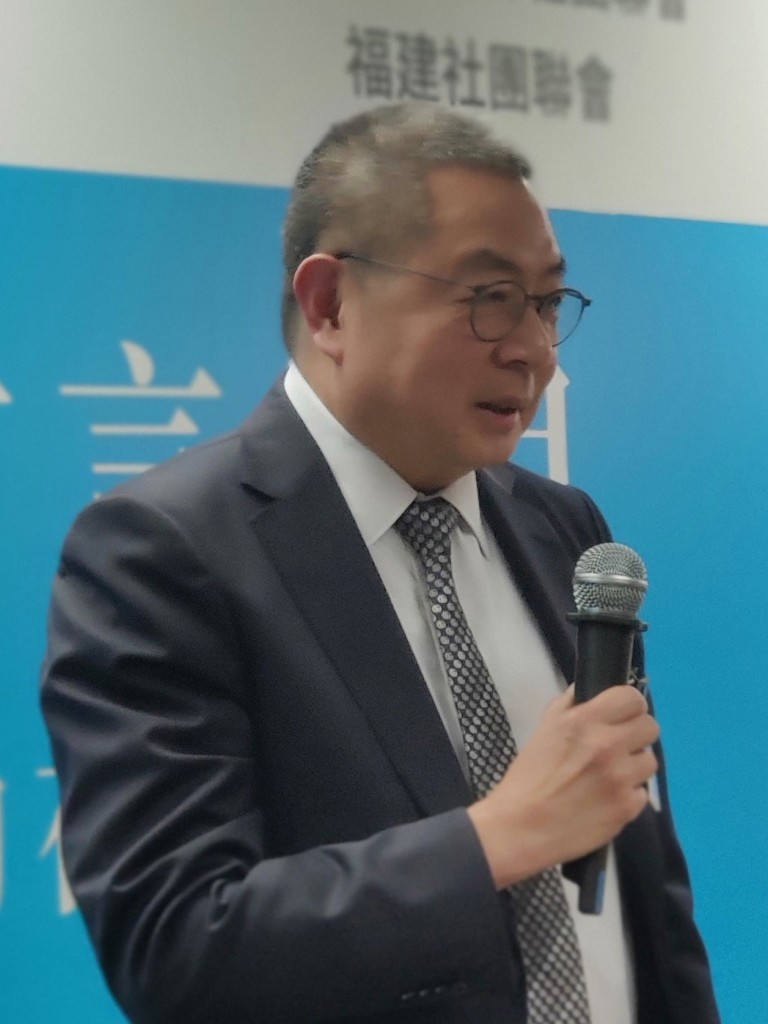 本會永遠榮譽會長陳幼南致辭s