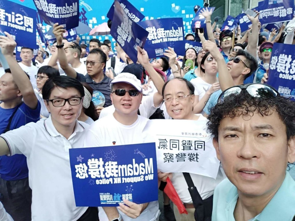左起：胡炎松、姚逸明、李焯麟、張少鵬