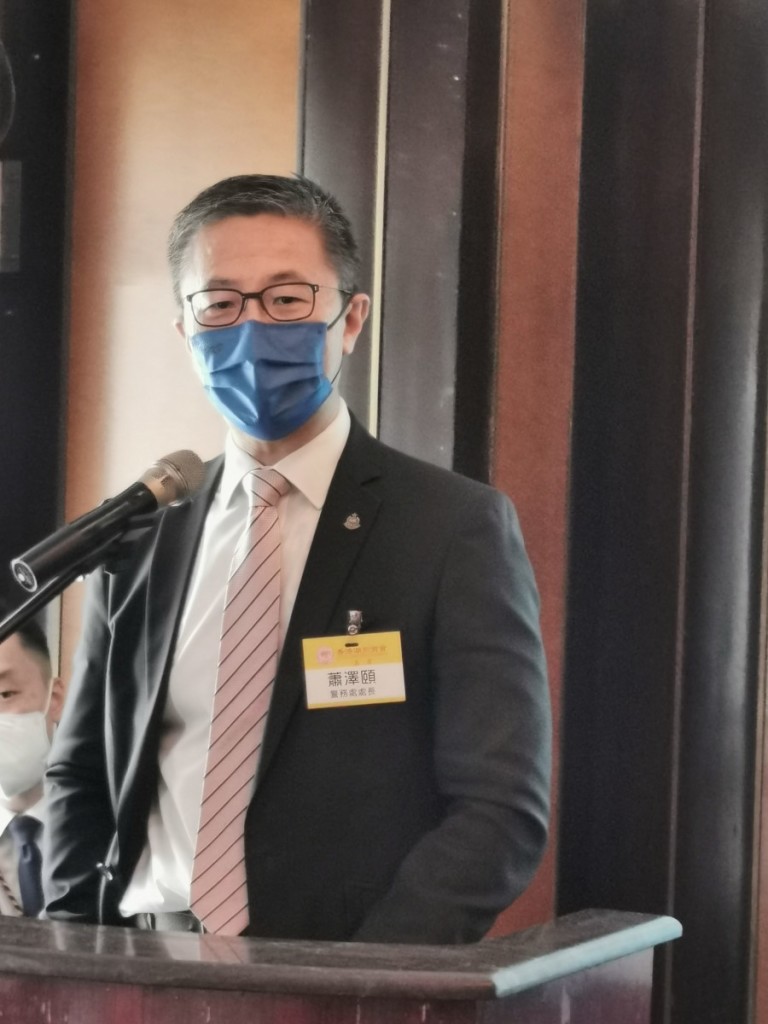 4 蕭澤頤處長作主題演講。