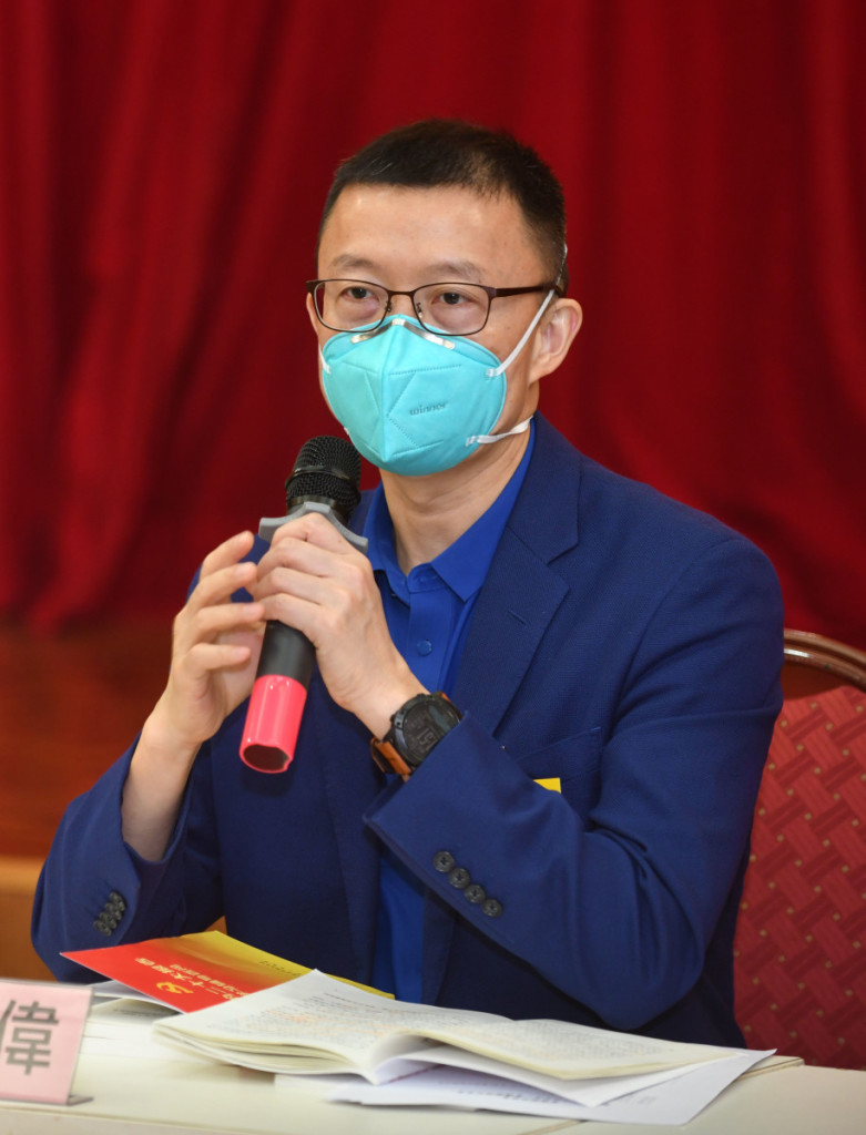 中聯辦港島工作部楊成偉副部長作總結發言
