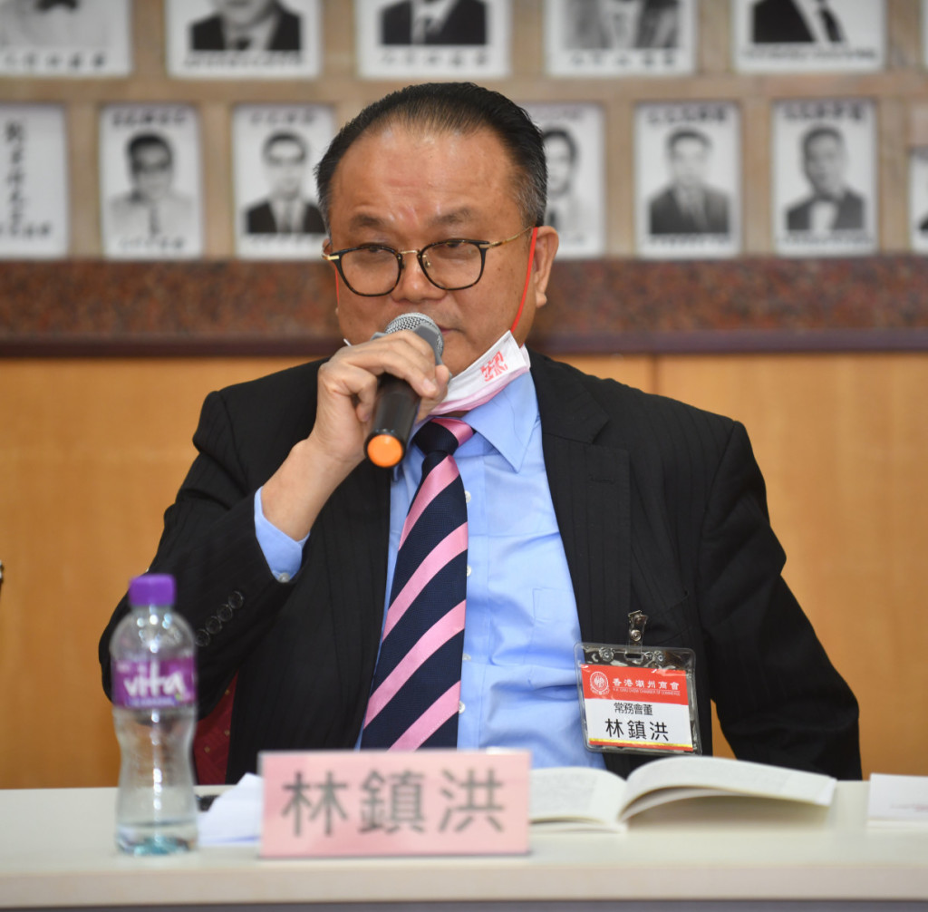 常務會董林鎮洪發言