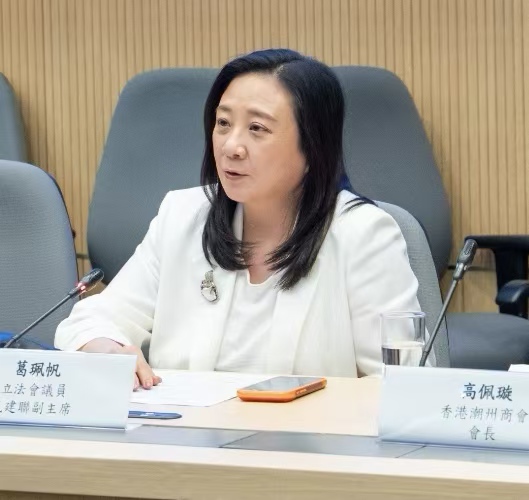 4 立法會葛珮帆議員發言
