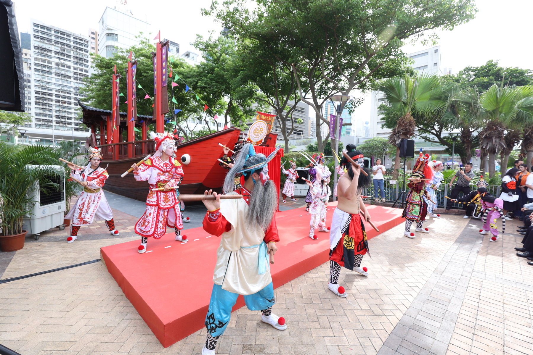 揭陽青年英歌舞隊來港助興